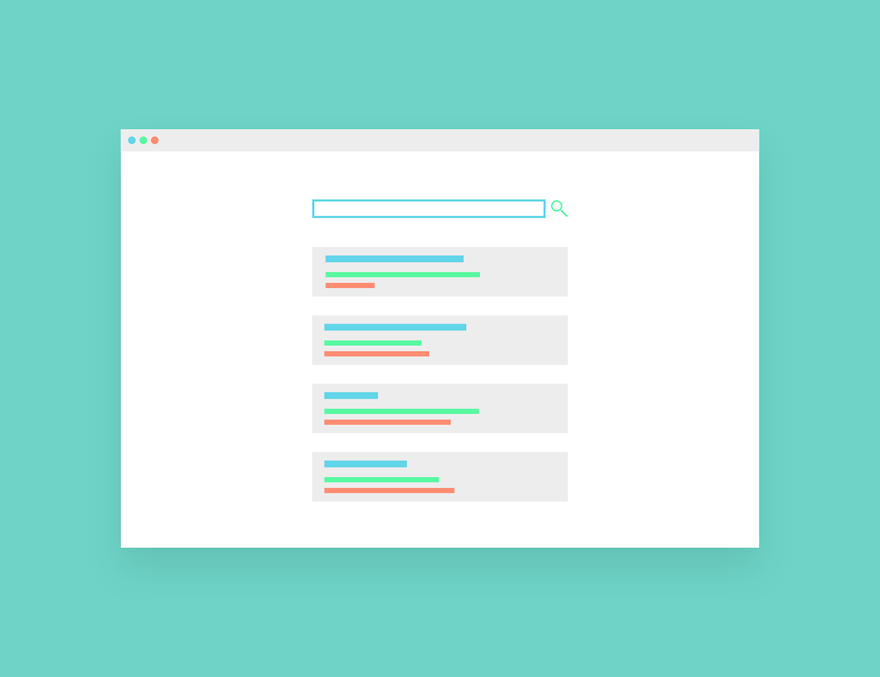 Abstract Digital Search Interface