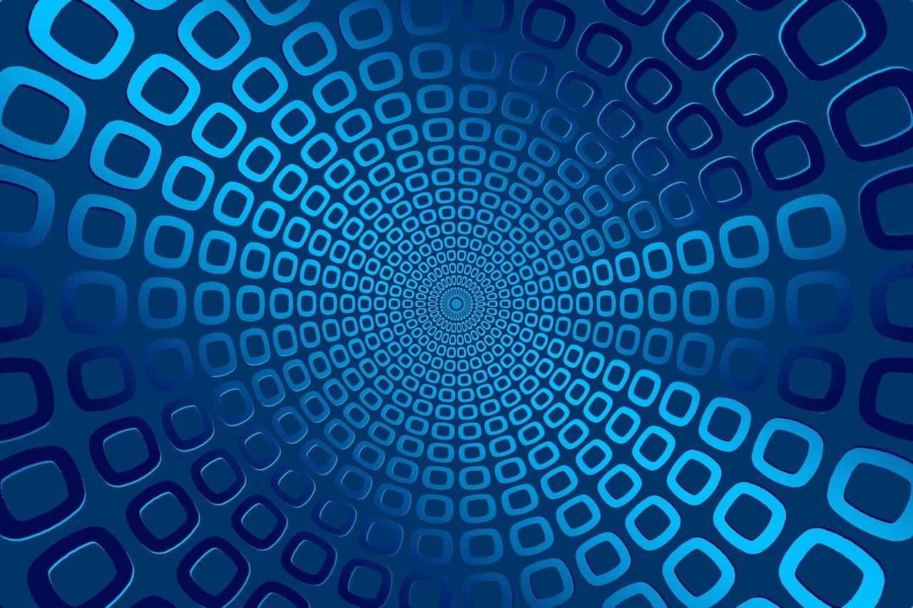 Network of light representing data flow
